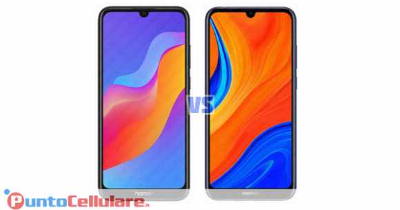 Confronto  Honor 8A VS Huawei Y6s