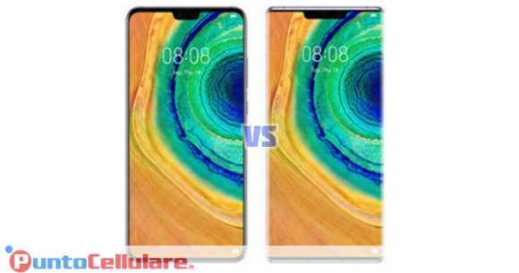 Confronto Huawei Mate 30 VS Mate 30 Pro