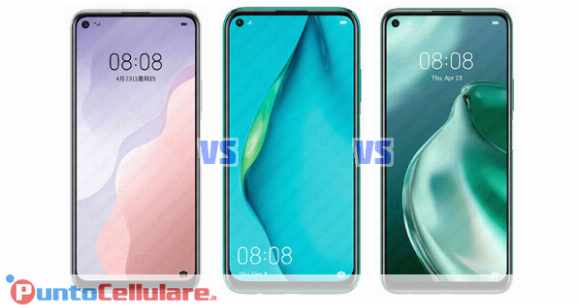 Confronto Huawei Nova 7 SE VS Huawei P40 Lite VS Huawei P40 Lite 5G