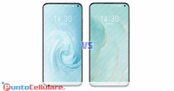 Confronto Meizu 17 VS 17 Pro