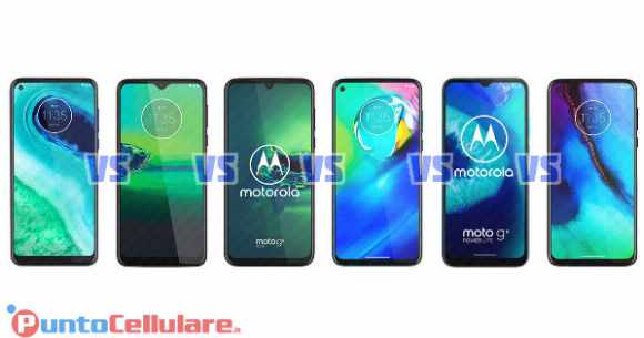 Confronto Motorola Moto G8 VS Moto G8 Play VS Moto G8 Plus VS Moto G8 Power VS Moto G8 Power Lite VS Moto G8 Stylus