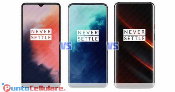 Confronto OnePlus 7T VS 7T Pro VS 7T Pro McLaren Edition