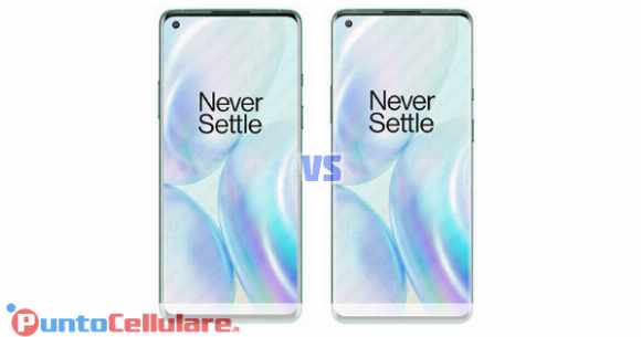 Confronto OnePlus 8 VS OnePlus 8 Pro