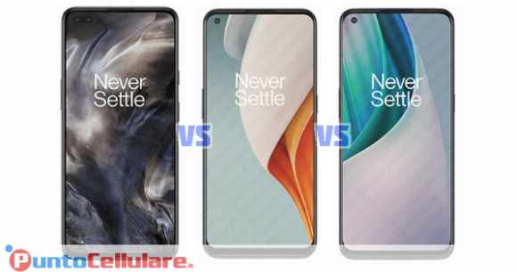 Confronto OnePlus Nord VS Nord N10 5G VS Nord N100