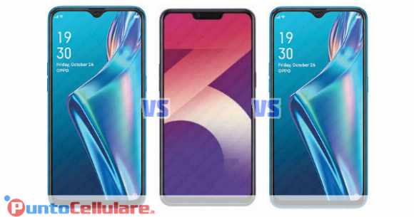 Confronto Oppo A12 VS A12e VS A12s