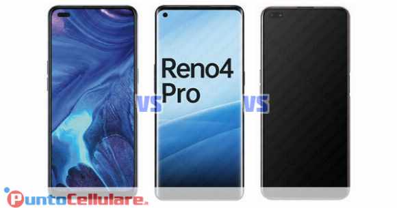 Confronto Oppo Reno 4 (Global) VS Reno 4 Pro (Global) VS Reno 4Z 5G