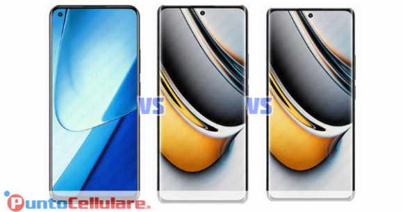 Confronto Realme 11 VS 11 Pro VS 11 Pro+