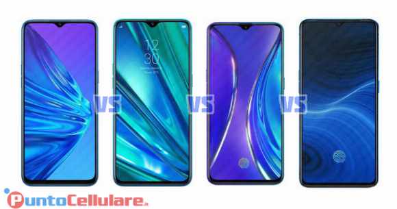 Confronto Realme 5 VS 5 Pro VS X2 VS X2 Pro