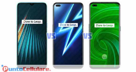 Confronto Realme 5i VS Realme 6 Pro VS Realme X50 Pro 5G