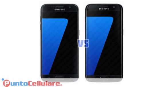 Confronto Samsung Galaxy S7 VS Samsung Galaxy S7 Edge