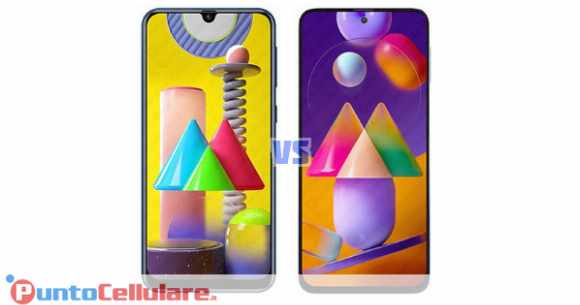 Confronto Samsung Galaxy M31 VS Galaxy M31s