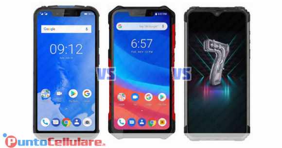 Confronto Ulefone Armor 5 VS Ulefone Armor 6 VS Ulefone Armor 7