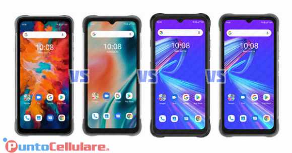 Confronto Umidigi Bison X10 VS Bison X10 Pro VS Bison X10G VS Bison X10S