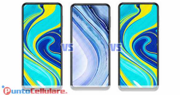 Confronto  Poco M2 Pro VS Redmi Note 9 Pro VS Redmi Note 9S