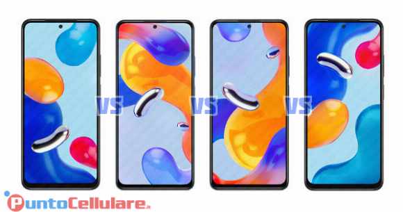 Confronto Xiaomi Redmi Note 11 VS Redmi Note 11 Pro VS Redmi Note 11 Pro 5G VS Redmi Note 11S