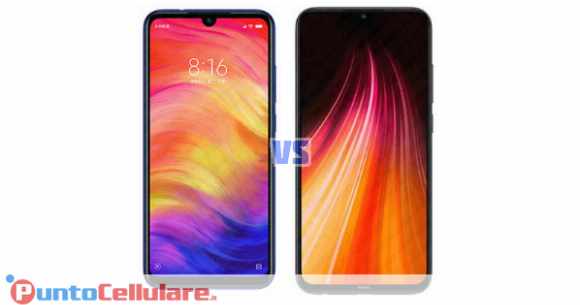 Confronto Xiaomi Redmi Note 7 VS Redmi Note 8