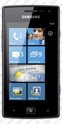 Scheda tecnica Samsung Omnia W