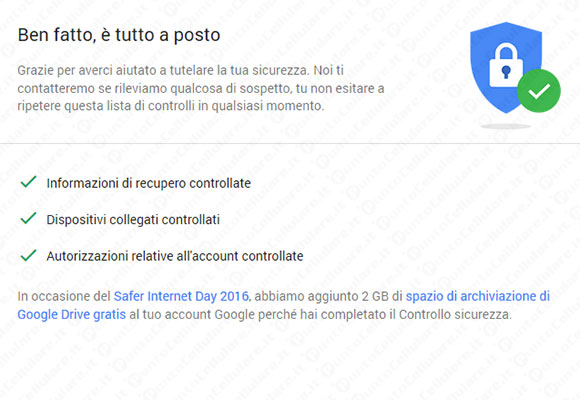 2GB gratis su Google Drive