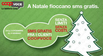 A Natale fioccano SMS gratis