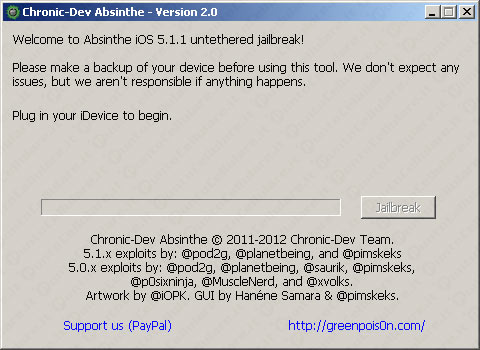 Absinthe jailbreak untethered