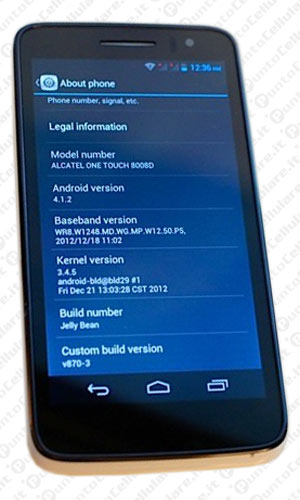 Alcatel One Touch Scribe HD