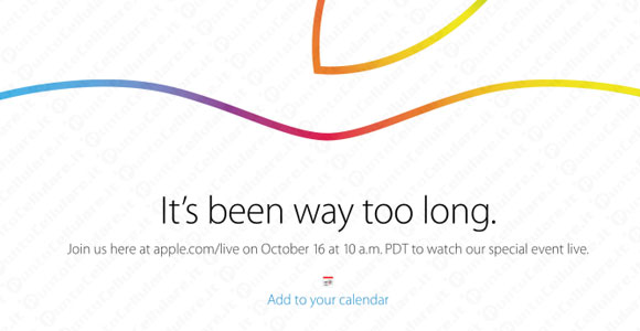 Apple 16 ottobre