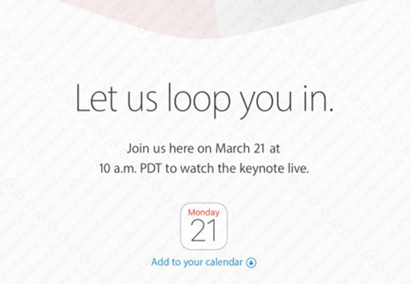 Apple 21 marzo