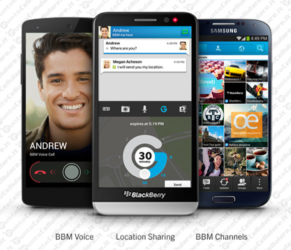 BBM Voice e BBM Channels