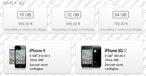 Blocco vendite Apple in Germania