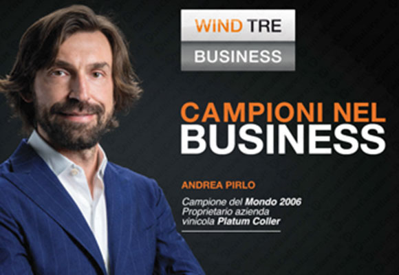 Wind - Andrea Pirlo testimonial per il format 'Campioni nel Business'