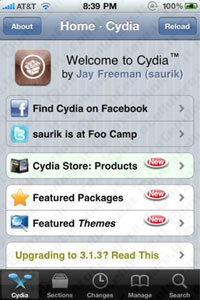 Cydia iPhone 4