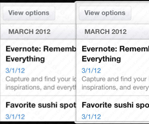 Evernote per iOS