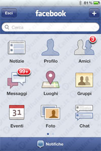 Facebook 3.3.1 per iPhone