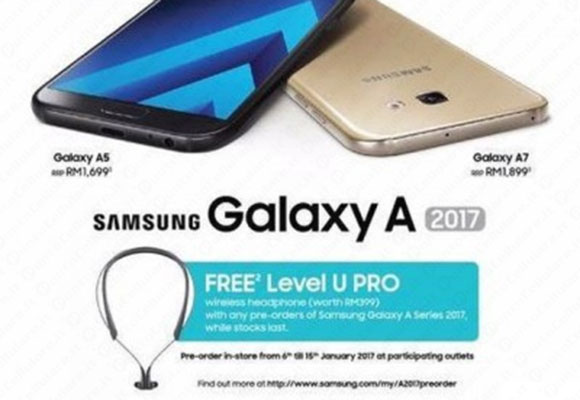 Galaxy A5 2017 e Galaxy A7 2017