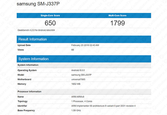 Galaxy J3 2018 Galaxy J3 Pro 2018