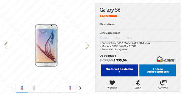 Galaxy S6 e Galaxy S6 Edge