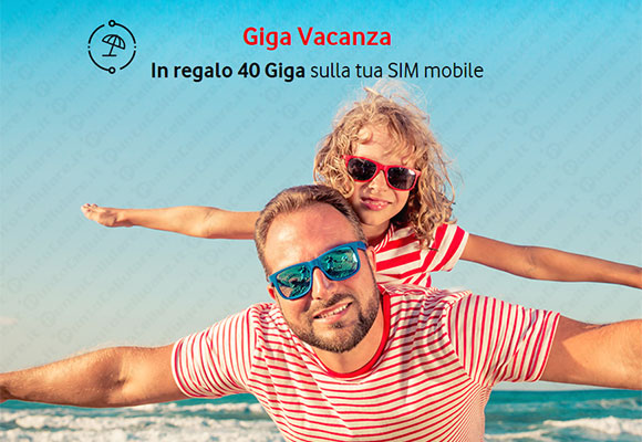 Vodafone - al via la promozione 'Giga Vacanza'