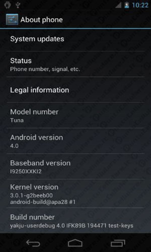 Google Nexus Prime