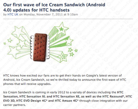HTC Android 4.0