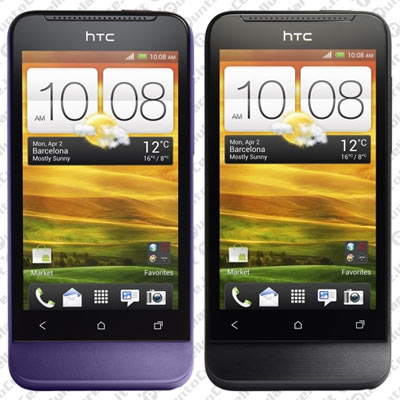 HTC One V Black e Purple