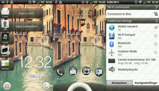 HTC Sense 3.5 su HTC Desire HD