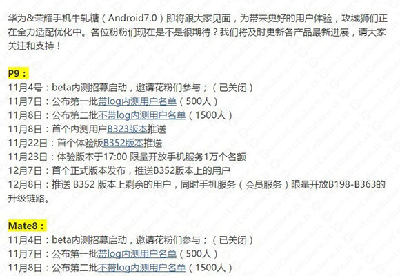 Huawei P9 e Huawei Mate 8