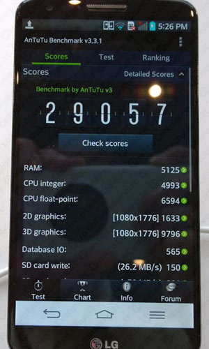 LG G2 benchmark
