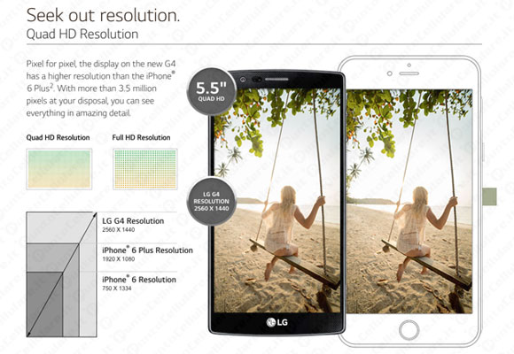 LG G4 VS iPhone 6 Plus