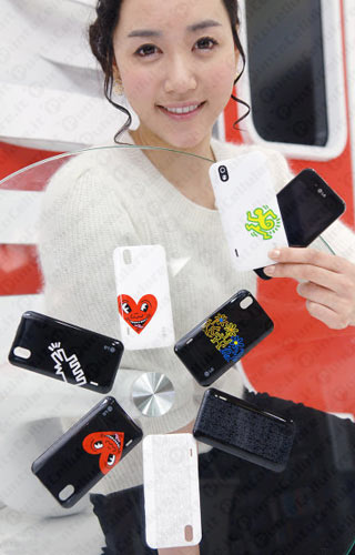 LG P970 Optimus Black Keith Haring