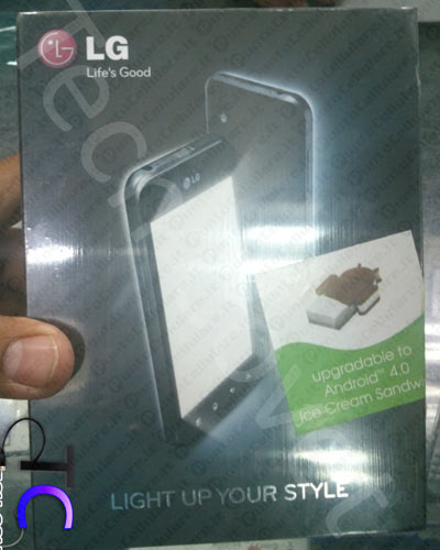LG P970 Optimus Black