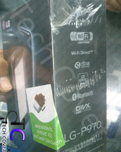 LG P970 Optimus Black