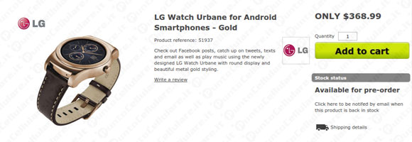LG Watch Urbane
