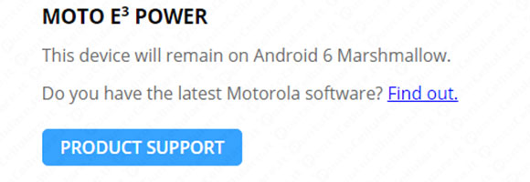 Motorola Moto E3 Power