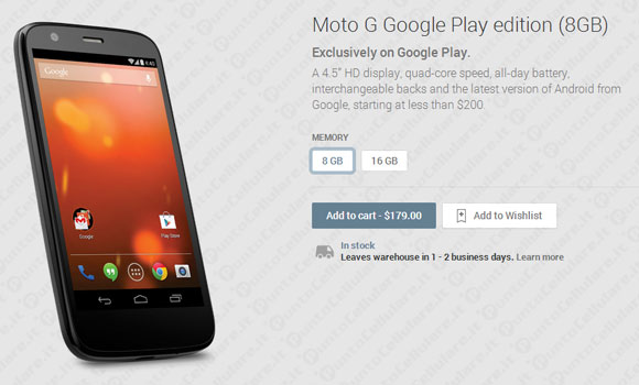 Motorola Moto G Google Play Edition